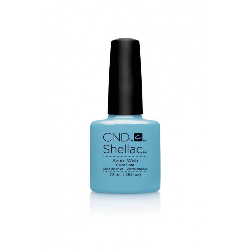 Shellac nail polish - AZURE WISH CND - 1