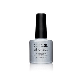 Shellac nail polish - SILVER CHROME CND - 1